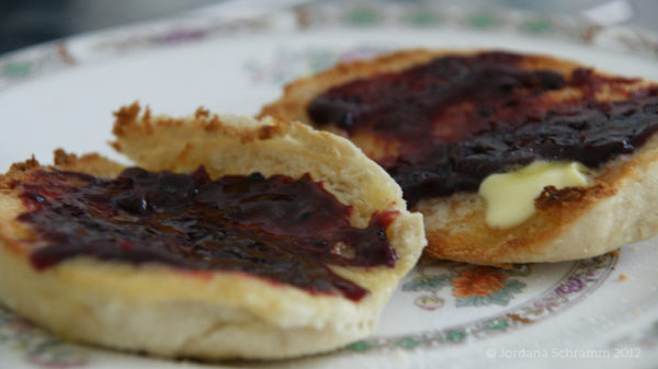 hot_muffins hot muffins with jam