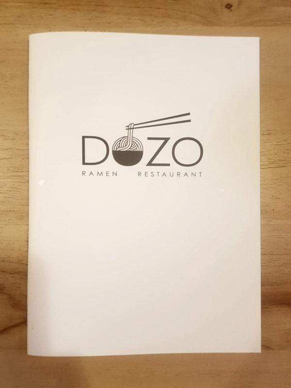 Dozo Restaurant Berlin Menu